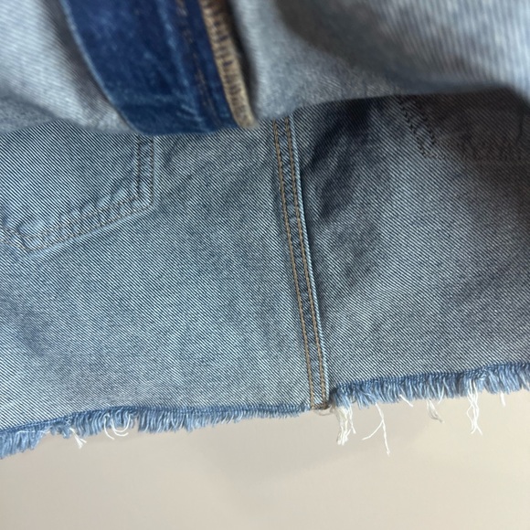 We the free zip front mini skirt size 28 - Picture 4 of 7